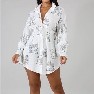Letter dress